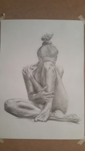 PS5 Pencil Sketch - Nude Hiding 
